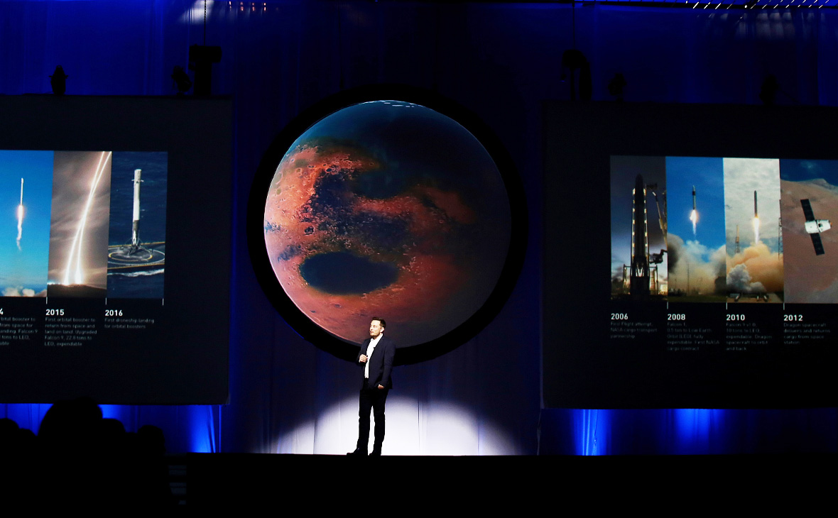 Выступление Илона Маска на Международном конгрессе астронавтов