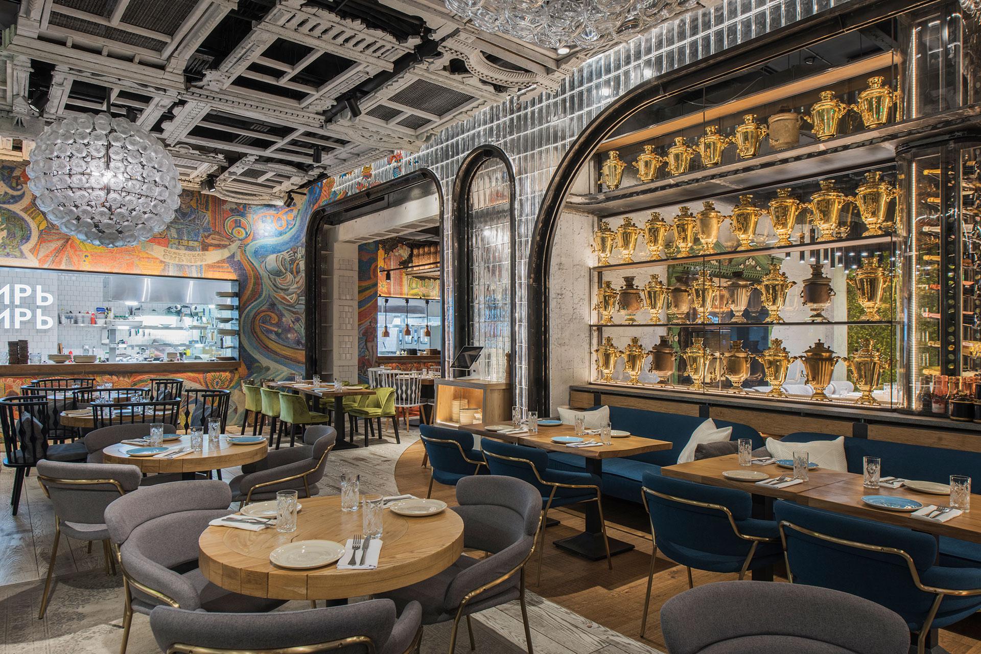 Интерьер ресторана &laquo;СибирьСибирь&raquo;