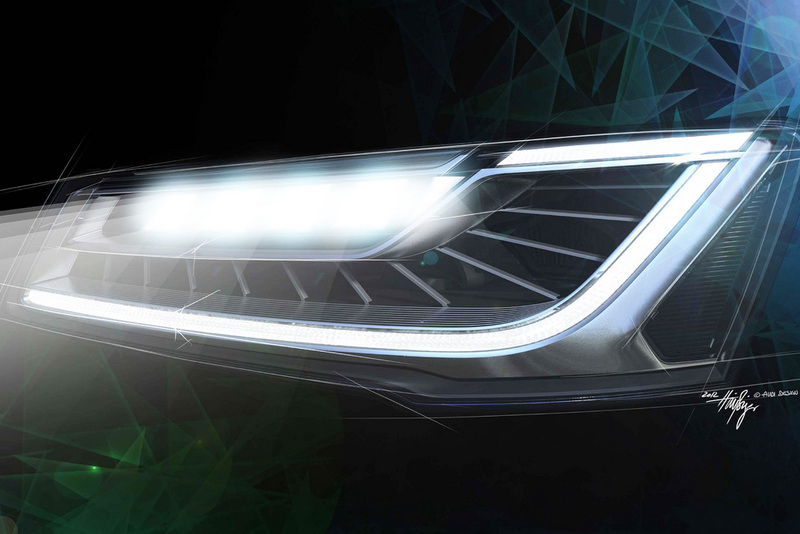Audi A8 получит матричные светодиодные фары