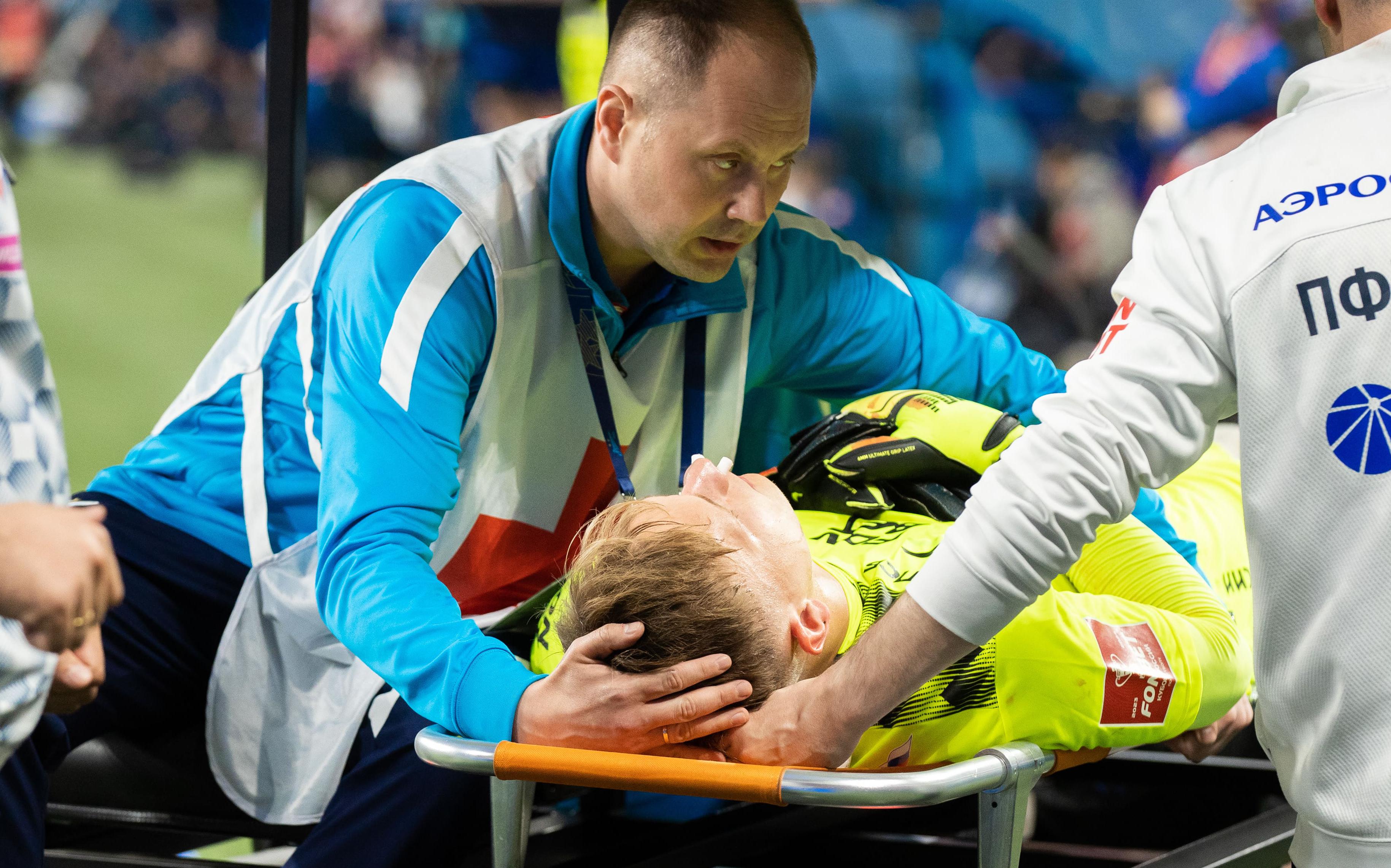 В ЦСКА допустили операцию вратаря после двойного перелома лицевых костей