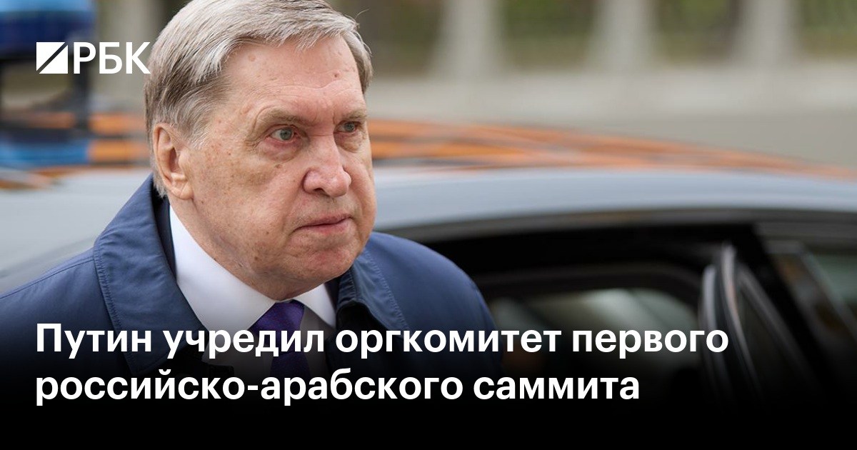 Путин учредил оргкомитет первого российско-арабского саммита