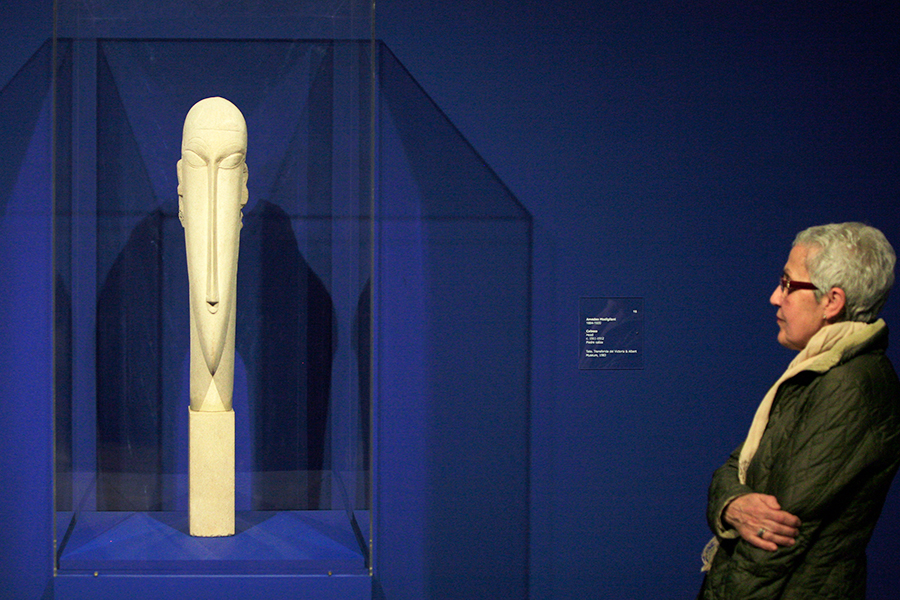 Скульптура Амедео Модильяни &laquo;Голова&raquo;