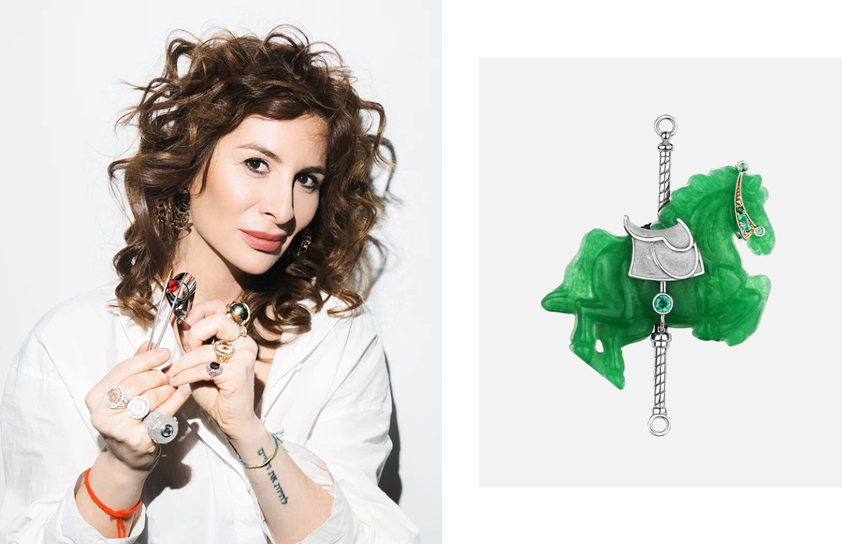 Диана Джанелли, брошь &laquo;Карусель&raquo;, Dzhanelli