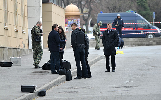 На месте взрыва в&nbsp;Ростове-на-Дону


