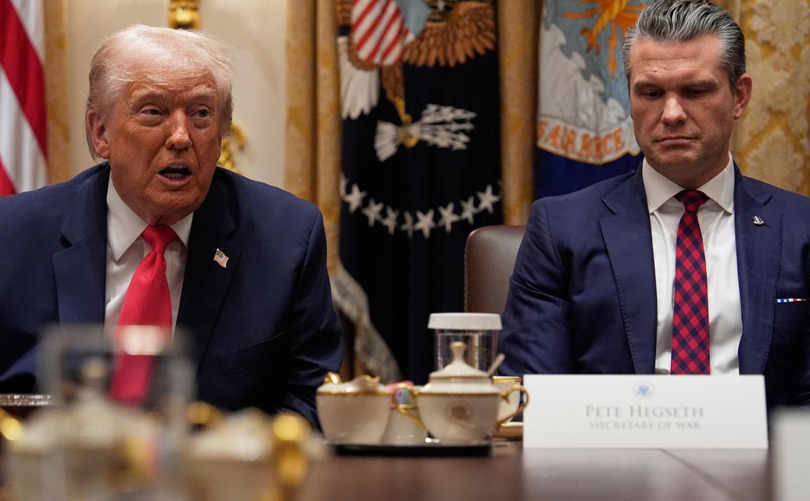 Дональд Трамп и Пит Хегсет