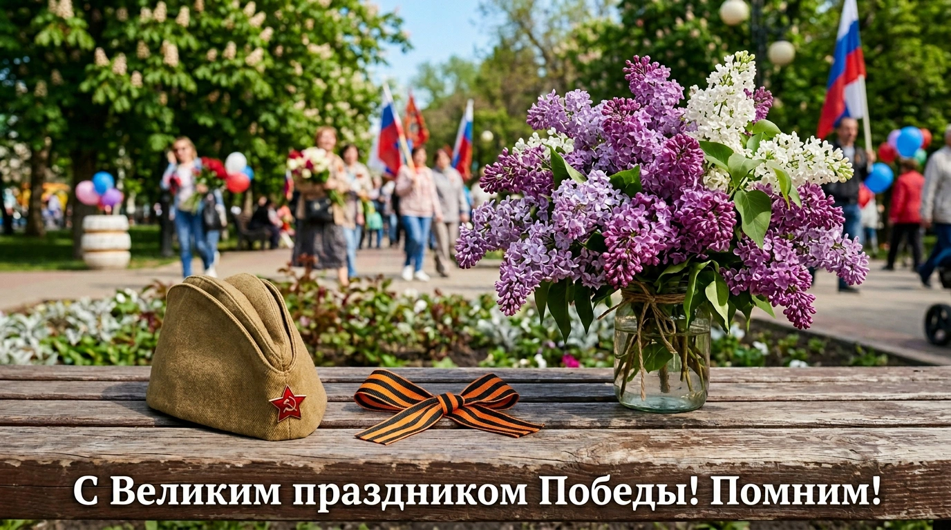 40 праздничных открыток к 9 Мая. Скачайте и отправьте