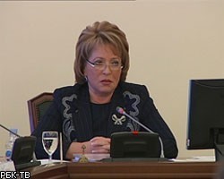 В.Матвиенко предложила задействовать в уборке снега бездомных
