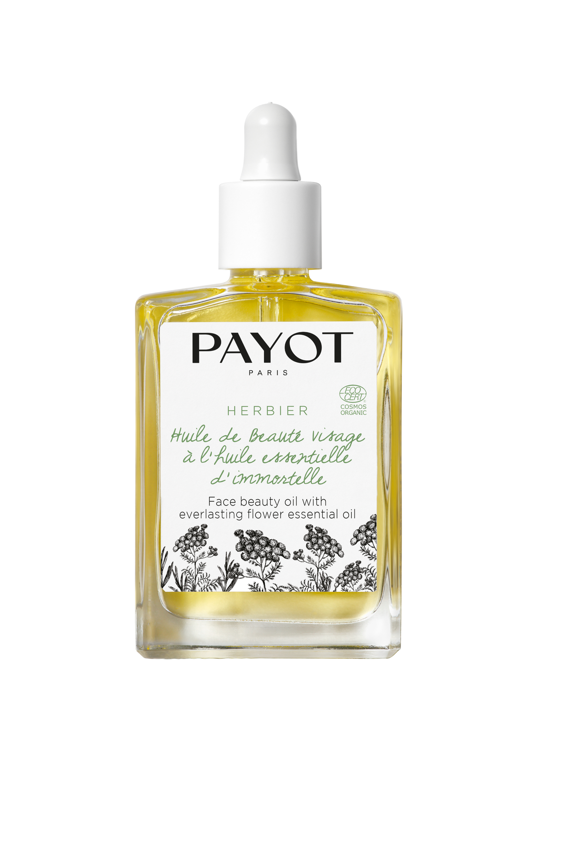 Питательное масло для лица с эфирным маслом бессмертника Herbier, Payot