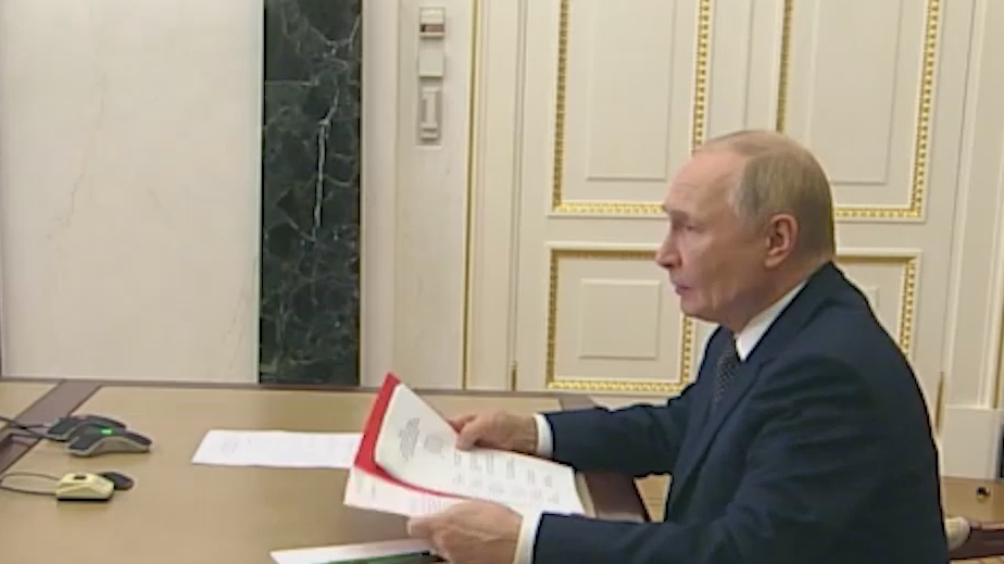 Путин провел совещание Совбеза. Видео