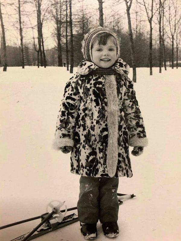 Ольга Кузьмина в детстве