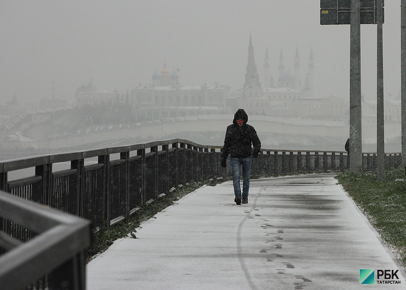 В Татарстане синоптики прогнозируют мокрый снег и метель