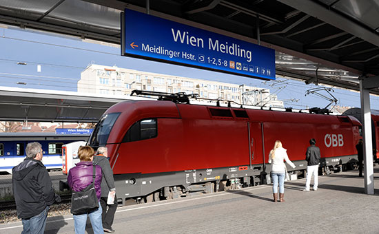 Вокзал Wien Meidling. 2009 год


