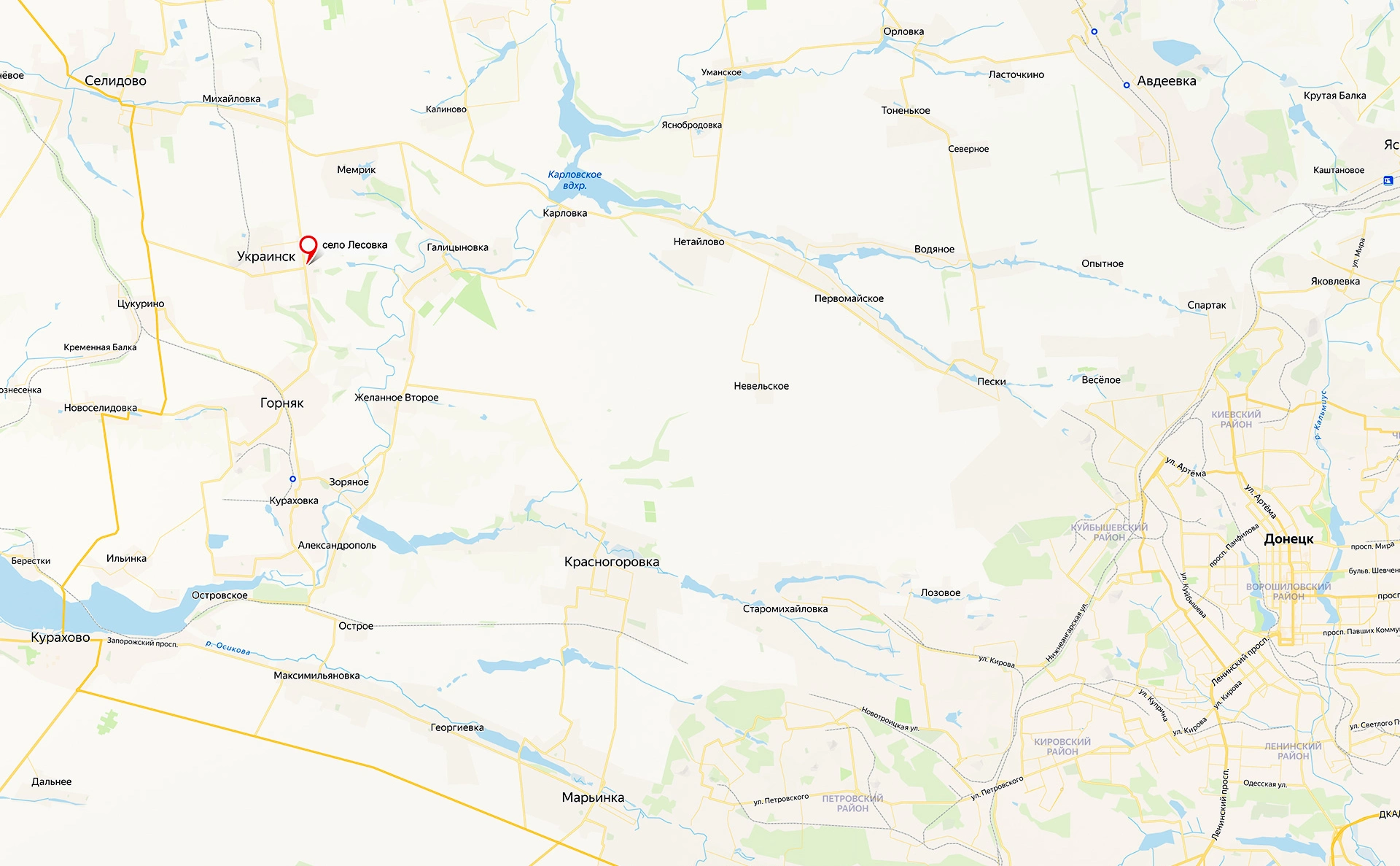 сервис «Яндекс.Карты»