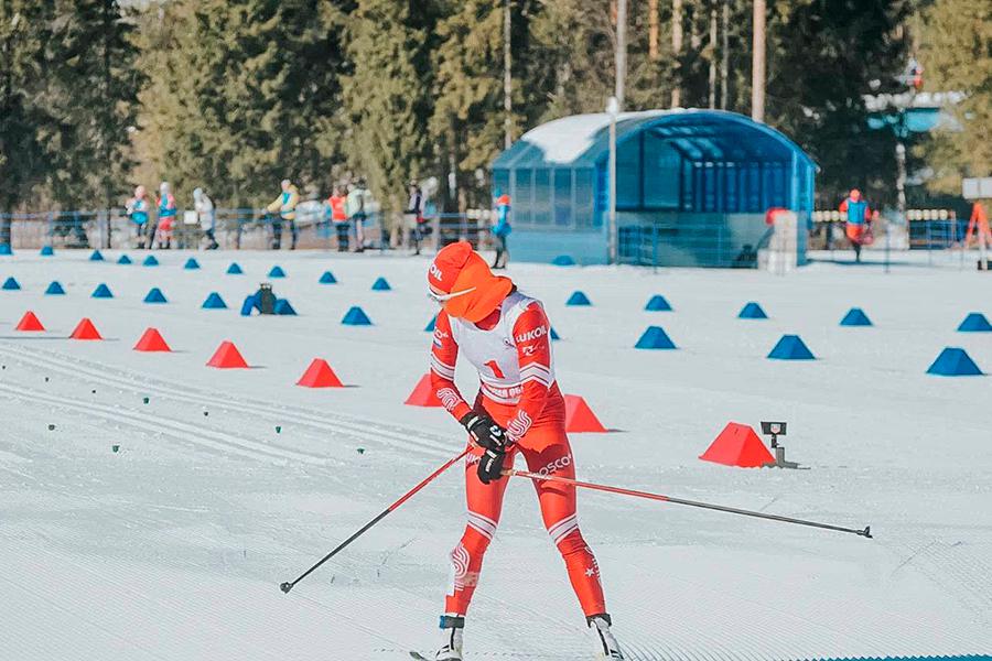 Дарья Непряева во время соревнований