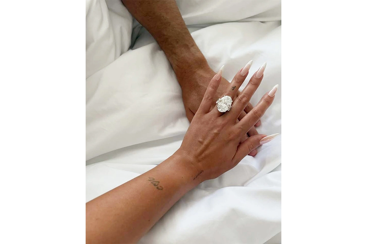 Помолвочное кольцо Джорджины Родригес