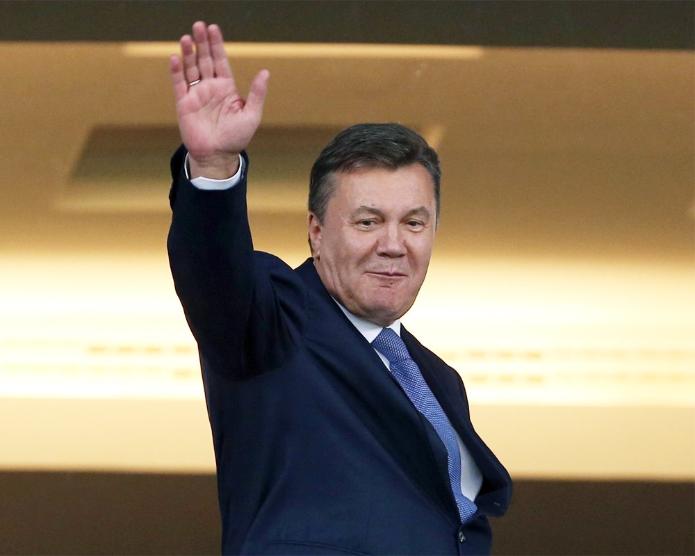 Свергнутый президент Украины Виктор Янукович