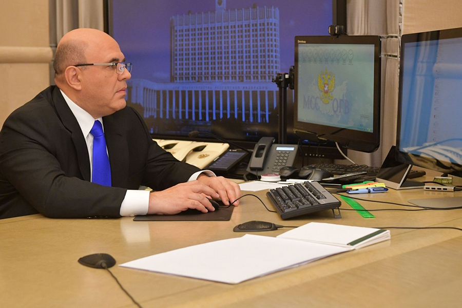 Премьер-министр Михаил Мишустин проголосовал онлайн из своего рабочего кабинета