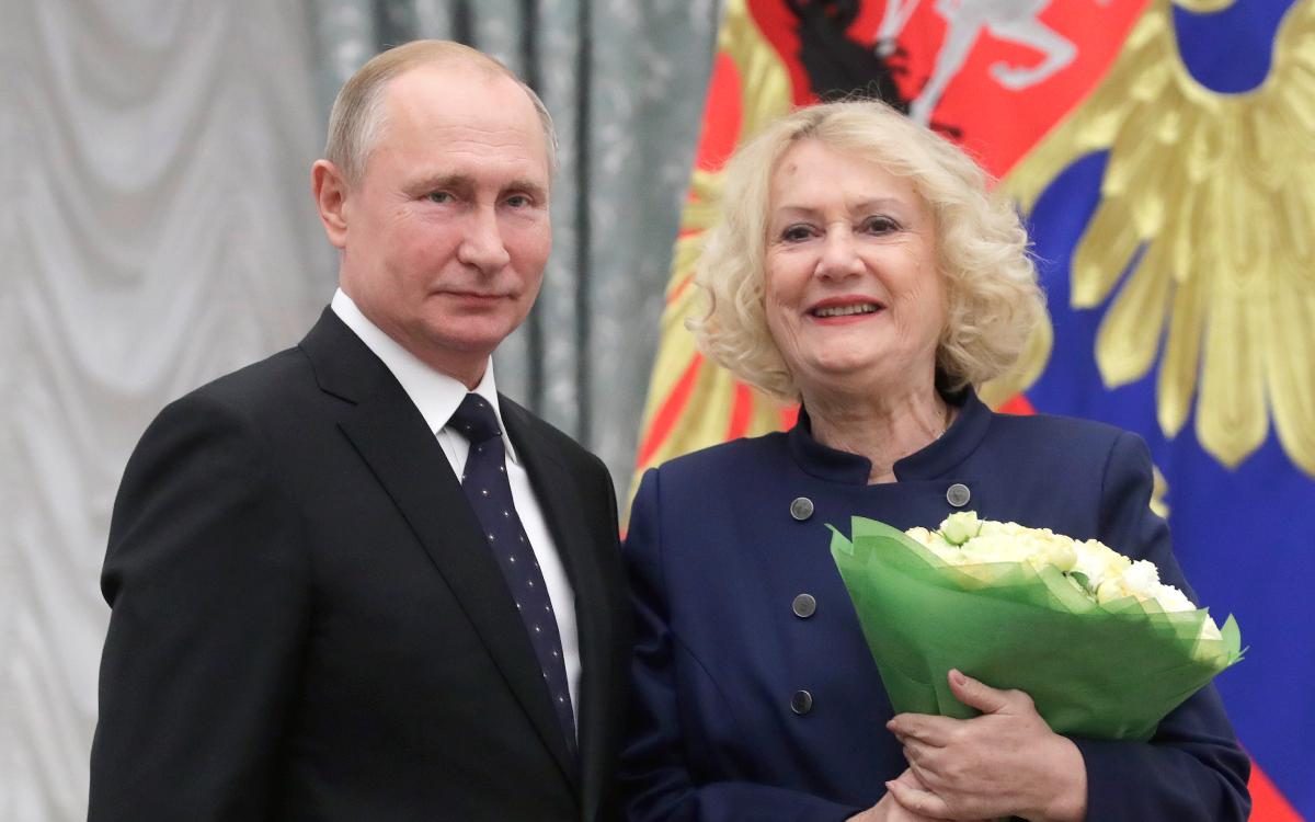 Владимир Путин и Елена Чайковская
