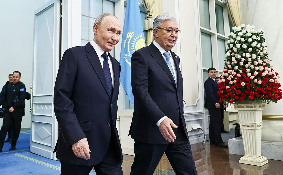 Владимир Путин и Касым-Жомарт Токаев