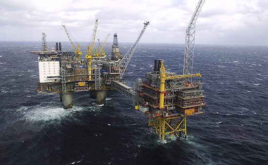 Нефтяная платформа Oseberg в&nbsp;Норвежском море