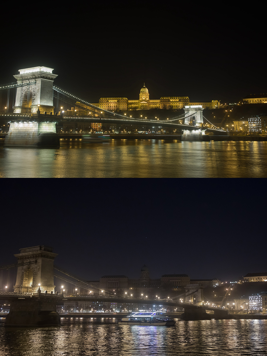 Цепной мост и Королевский дворец в Будапеште,&nbsp;Венгрия
