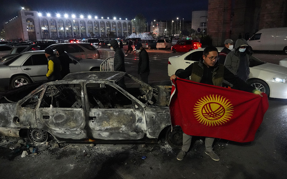 При беспорядках в Бишкеке погиб человек и почти 600 пострадали