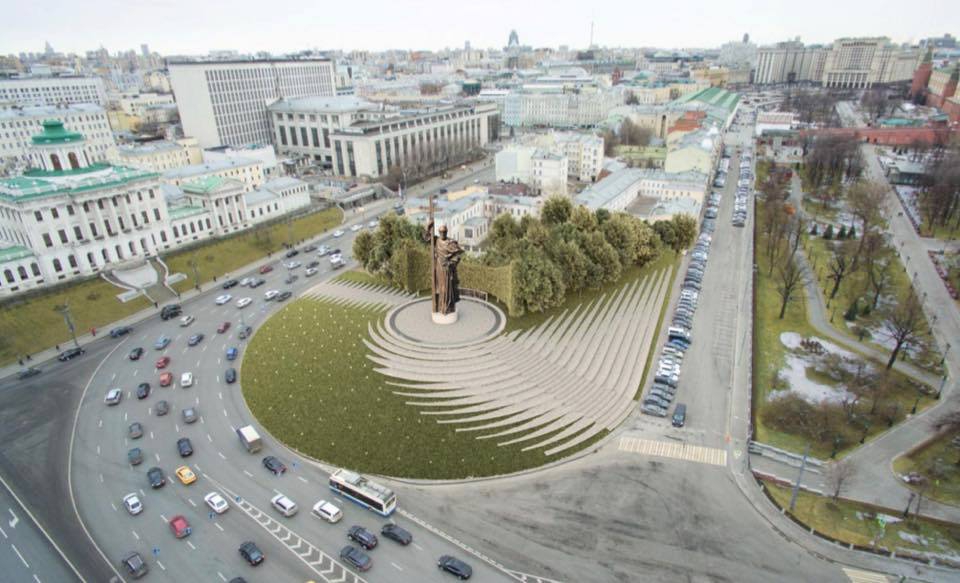 В Москве представили финальный проект памятника князю Владимиру
