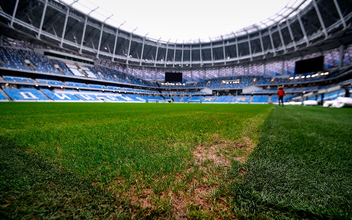 Футбольный клуб «Динамо» объявил о замене газона на новом стадионе