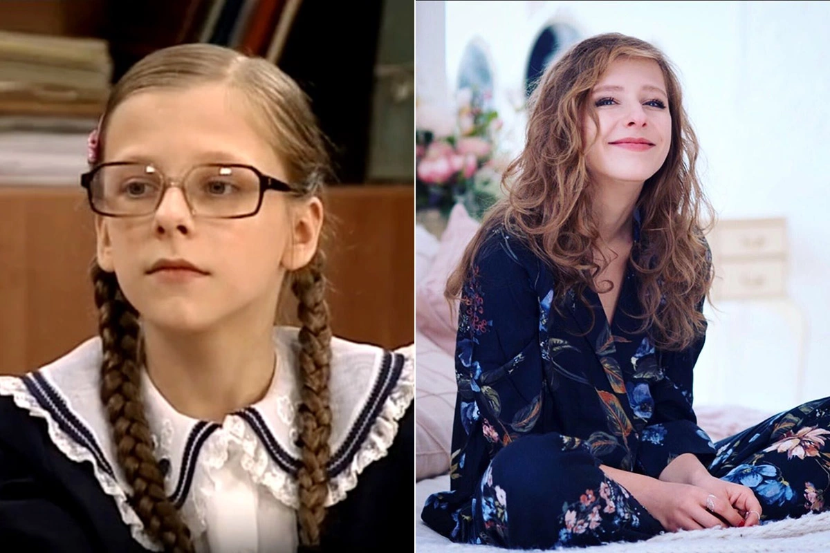 Елизавета Арзамасова в сериале &laquo;Папины дочки&raquo; (на момент старта съемок ей было 12 лет) и в наши дни (27 лет)
