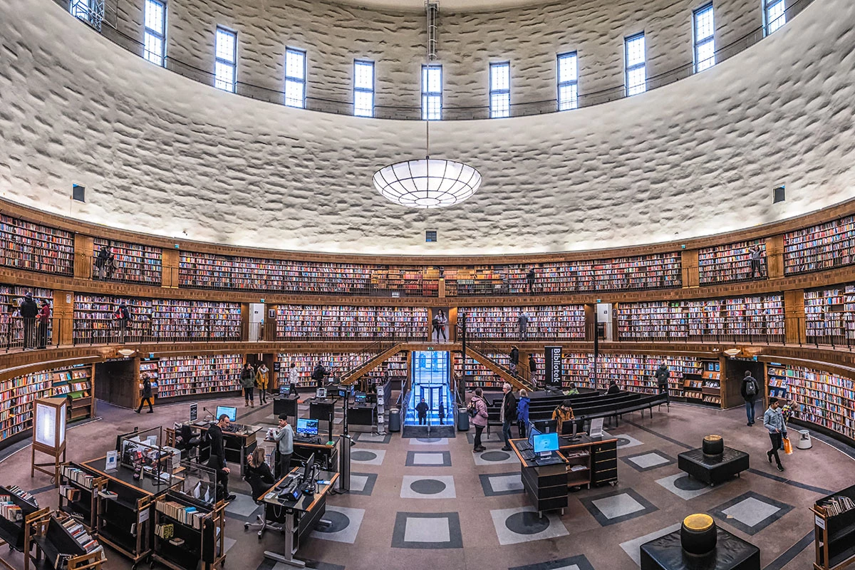 Стокгольмская публичная библиотека, Швеция