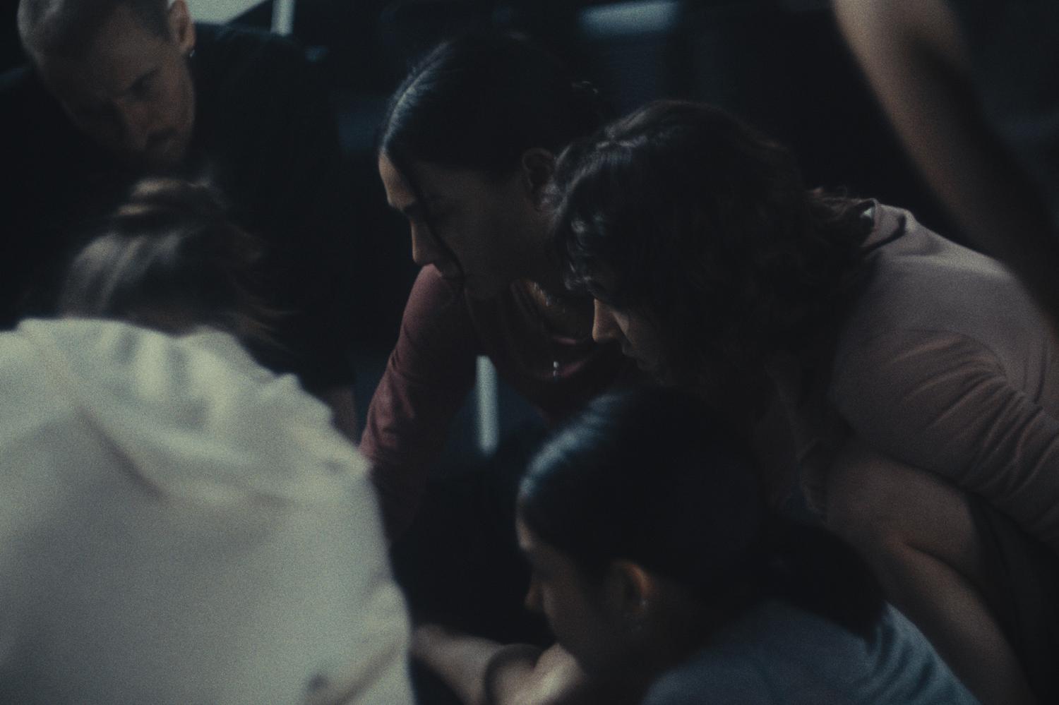 Репетиция спектакля &laquo;Хора&raquo;