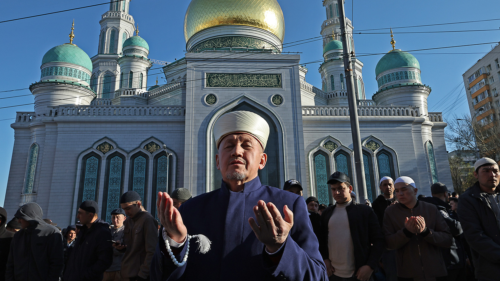 Празднование Ураза-байрама в Москве