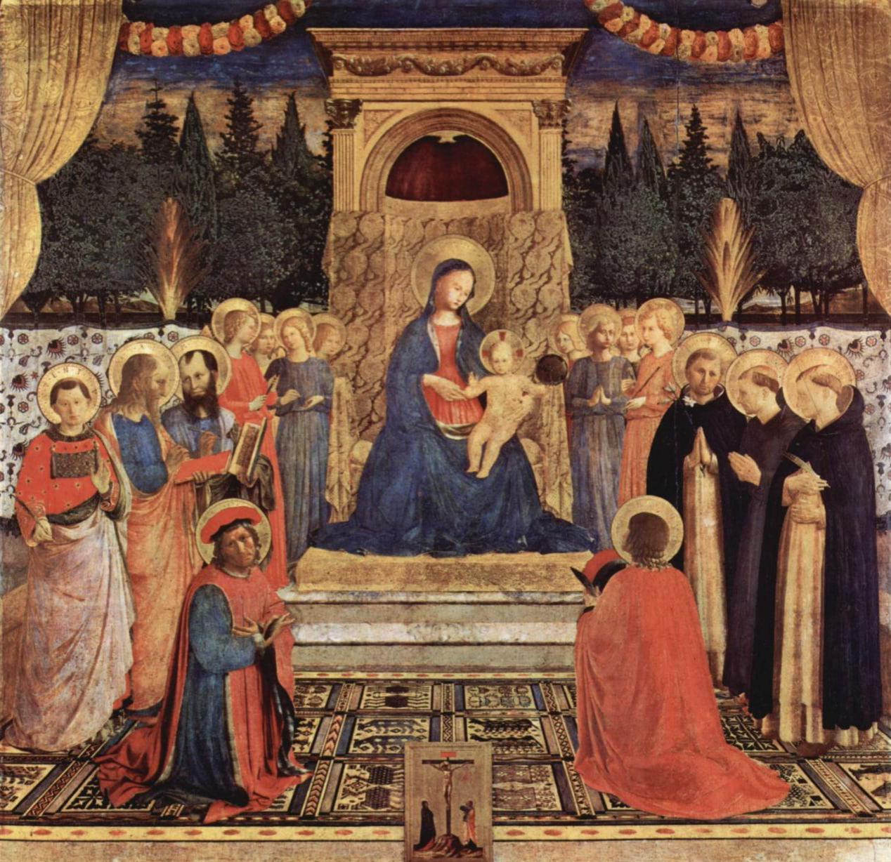 Фра Беато Анджелико. Алтарный образ Сан-Марко.&nbsp;Ок. 1440 года. Флоренция, Национальный музей Сан-Марко