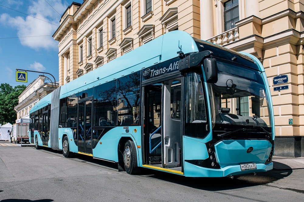 Вологодский электробус «Орион» представлен в Санкт-Петербурге