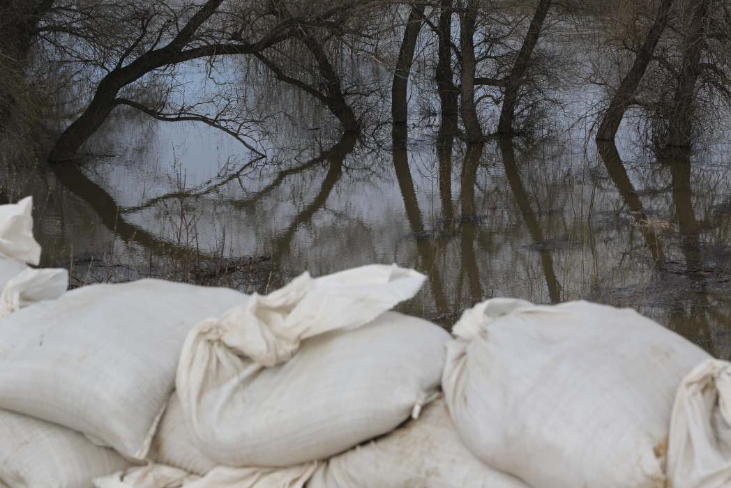 Вода в реке Ишим в Абатском районе поднялась за сутки более чем на 2 метра
