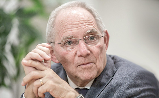 Министр финансов Германии Вольфганг Шойбле


