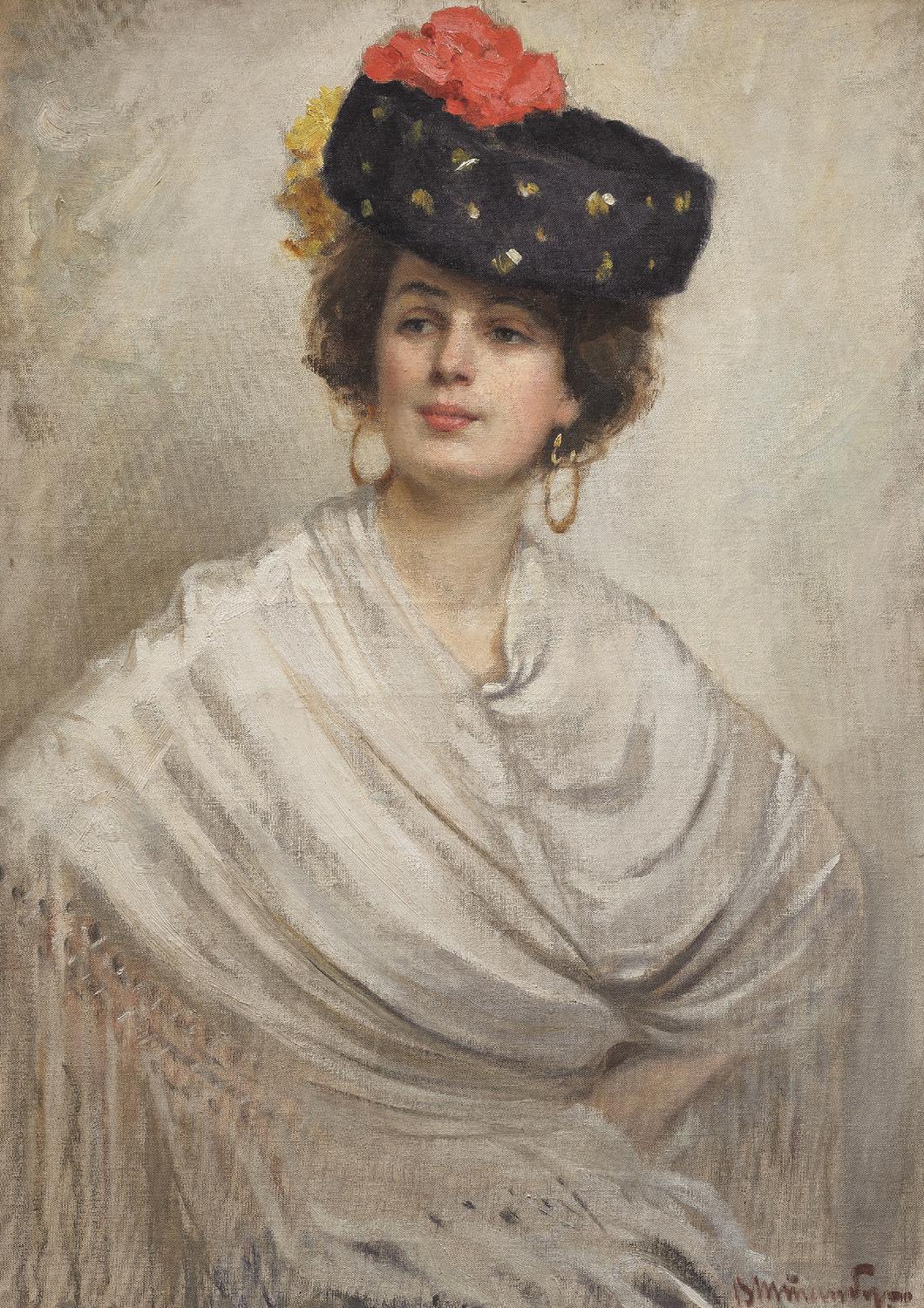 Виктор Штемберг,&nbsp;&laquo;Испанка&raquo;,&nbsp;1900. Самарский областной художественный музей