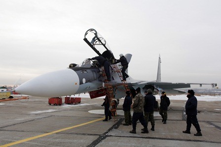ВВС России переданы два первых истребителя Су-30СМ. ФОТО