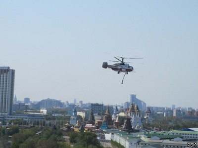 Пожар в парке "Лосиный остров" 