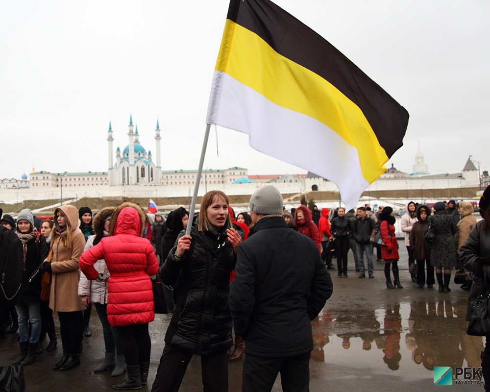 Митинг в поддержку присоединения Крыма.