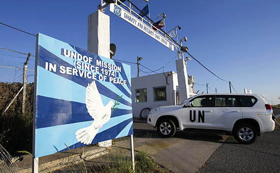 База миротворческих сил ООН на границе Израиля и Сирии. Архивное фото.