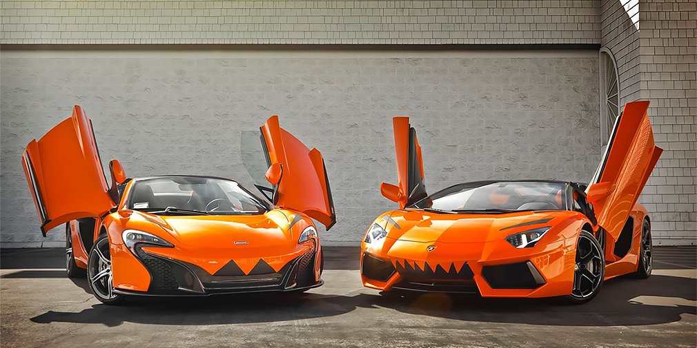 Из Lamborghini в тыкву: как автомобили встречают Хеллоуин