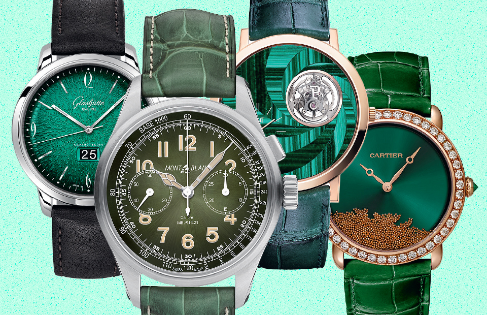 Зеленые часы как примета времени