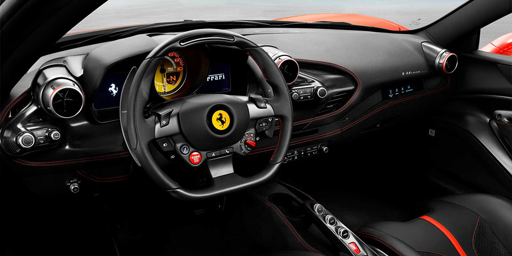 Ferrari представила самый мощный и быстрый суперкар с мотором V8