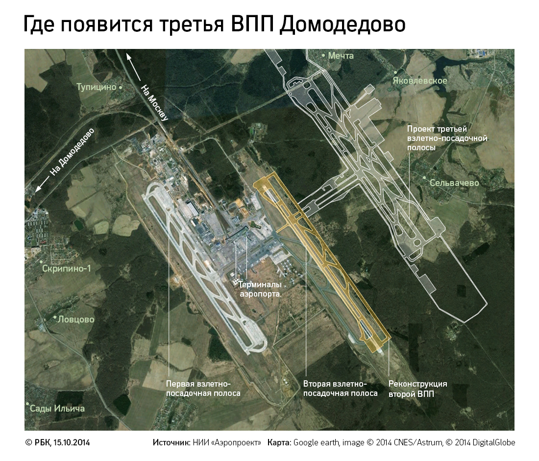 Аэропорт Домодедово просит губернатора Андрея Воробьева помочь со взлетом