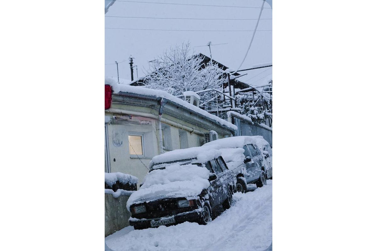 Cнегопад в Крыму, 29 декабря 2025 года