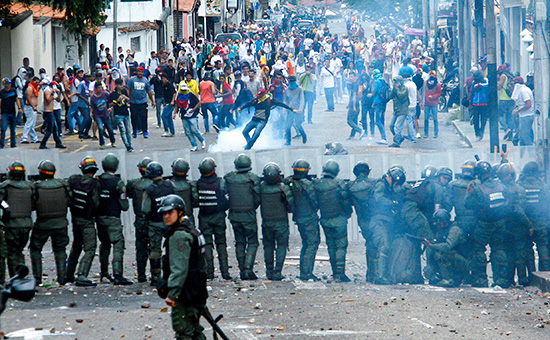Акция протеста оппозиционеров в Венесуэле.&nbsp;26 октября 2016 года


