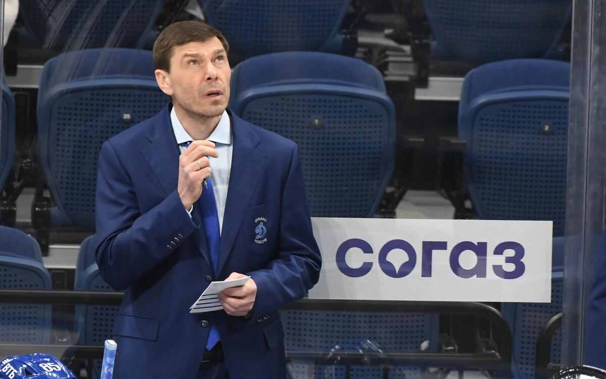 «Динамо» решило не увольнять тренера после вылета из плей-офф КХЛ