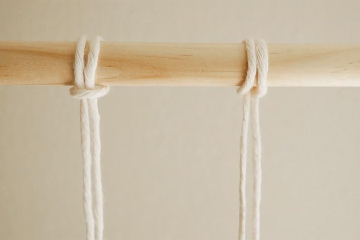 Квадратный узел — один из базовых узлов в макраме