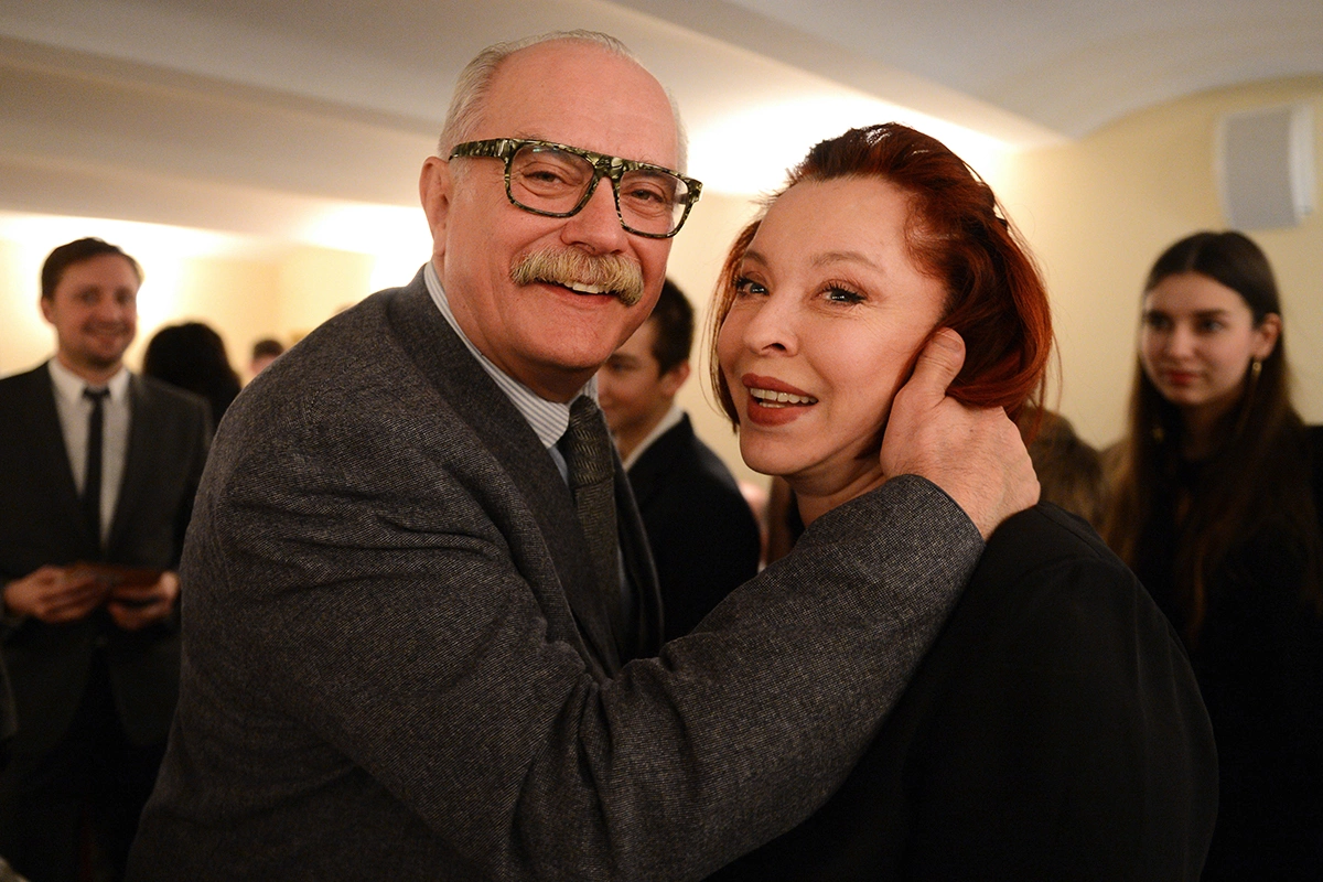 Никита Михалков и Анастасия Вертинская. 2013 год